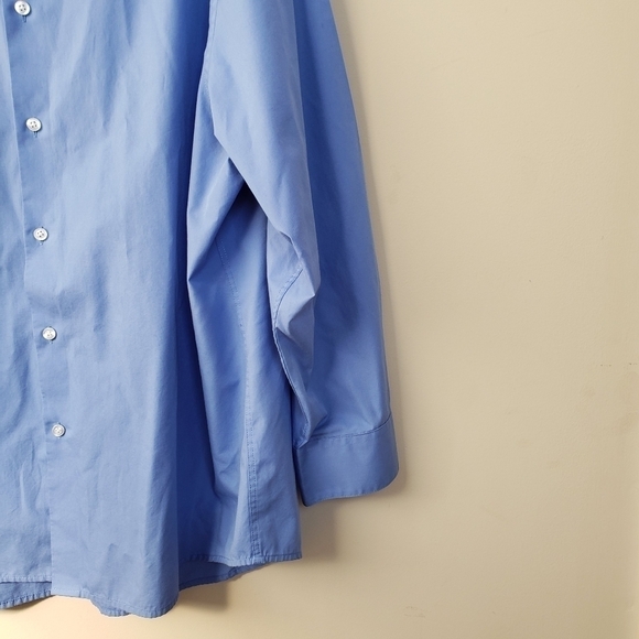 DAVID TAYLOR Casual Men's Blue Buttoned Shirt - Picture 3 of 5